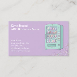 Carte de visite de distributeur automatique