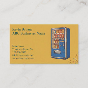 Carte de visite de distributeur automatique