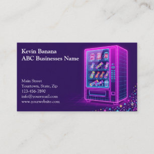 Carte de visite de distributeur automatique