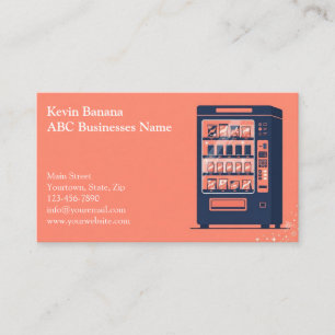 Carte de visite de distributeur automatique