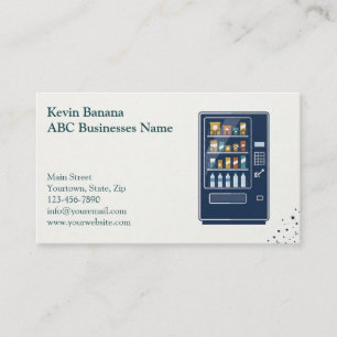 Carte de visite de distributeur automatique