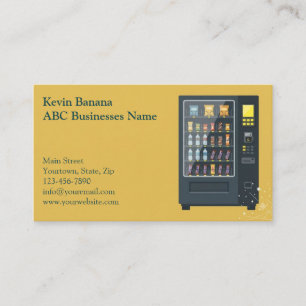 Carte de visite de distributeur automatique