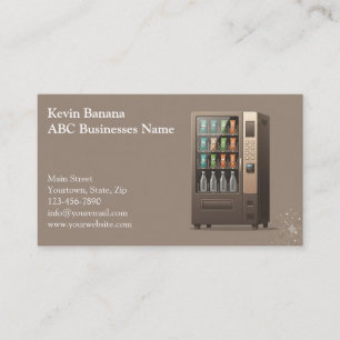 Carte de visite de distributeur automatique