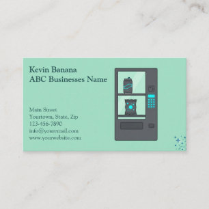 Carte de visite de distributeur automatique