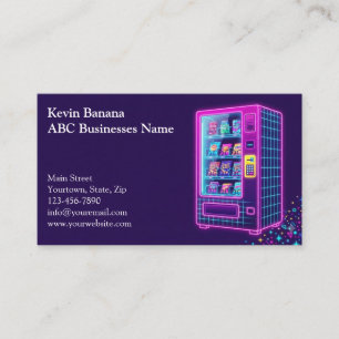 Carte de visite de distributeur automatique