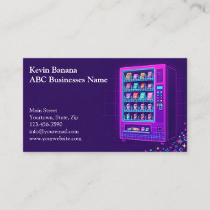 Carte de visite de distributeur automatique