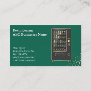 Carte de visite de distributeur automatique
