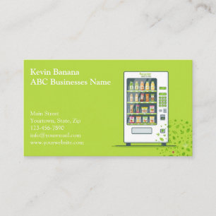 Carte de visite de distributeur automatique