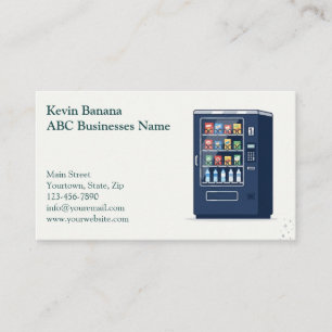 Carte de visite de distributeur automatique