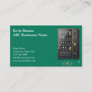 Carte de visite de distributeur automatique
