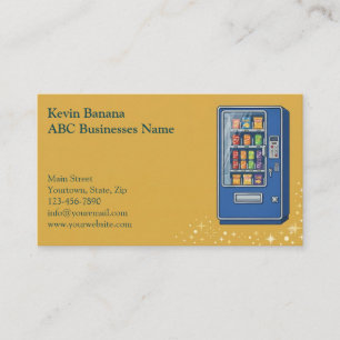 Carte de visite de distributeur automatique