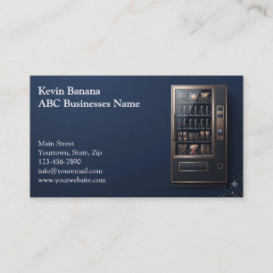 Carte de visite de distributeur automatique