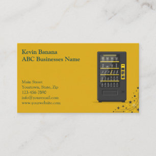 Carte de visite de distributeur automatique
