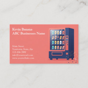 Carte de visite de distributeur automatique
