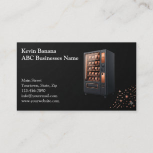 Carte de visite de distributeur automatique
