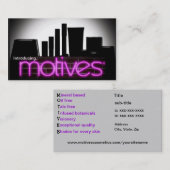 Carte de visite de distributeur de cosmétiques de (Devant / Derrière)