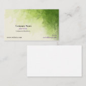 Carte de visite de distributeur de pétrole essenti (Devant / Derrière)