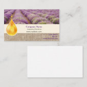 Carte de visite de distributeur de pétrole essenti (Devant / Derrière)