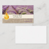 Carte de visite de distributeur de pétrole essenti (Devant / Derrière)