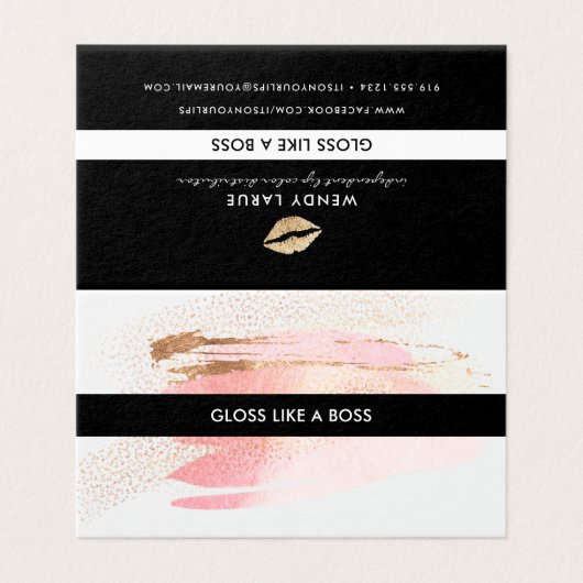 Carte de visite de distributeur de produit de (Extérieur déplié)