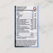 Carte de visite de distributeur de Xowii (Dos)