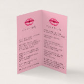 Carte de visite de distribution Lipsense de consei (Intérieur)