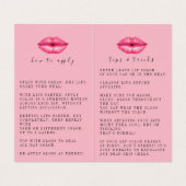 Carte de visite de distribution Lipsense de consei (Intérieur déplié)