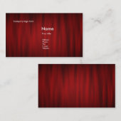 Carte de visite de divertissement (Devant / Derrière)