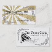 Carte de visite de divertissement de Starbust (Devant / Derrière)