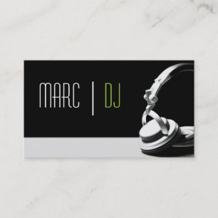 Carte de visite de divertissement du club de musiq