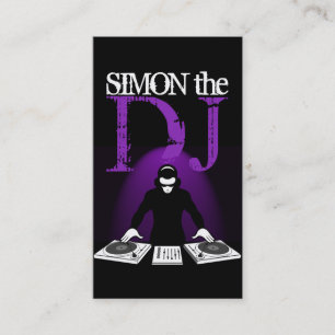 Carte de visite de DJ Music Club Entertainment 