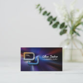Carte de visite de DJ Musique (Debout devant)