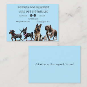 Carte de visite de Dog Walker