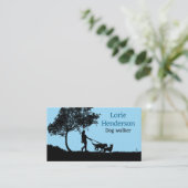 Carte de visite de Dog Walker (Debout devant)