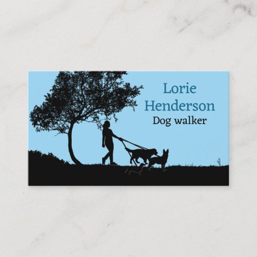 Carte de visite de Dog Walker (Devant)