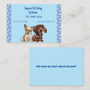 Carte de visite de Dog Walker