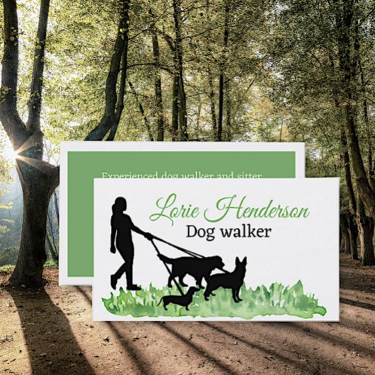 Carte de visite de Dog Walker