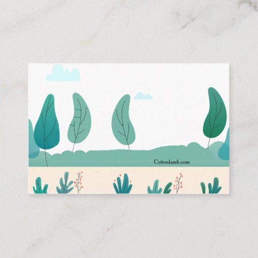 Carte de visite de Dog Walker (Dos)