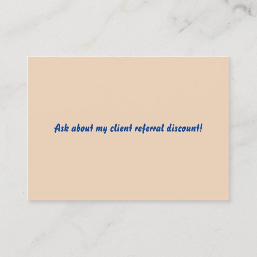 Carte de visite de Dog Walker (Dos)