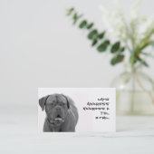 Carte de visite de Dogue de Bordeaux (Debout devant)