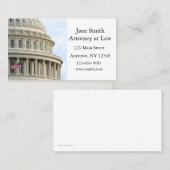 Carte de visite de dôme de capitol (Devant / Derrière)