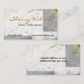 Carte de visite de dossier de presse (Devant / Derrière)