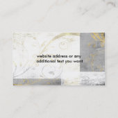 Carte de visite de dossier de presse (Dos)