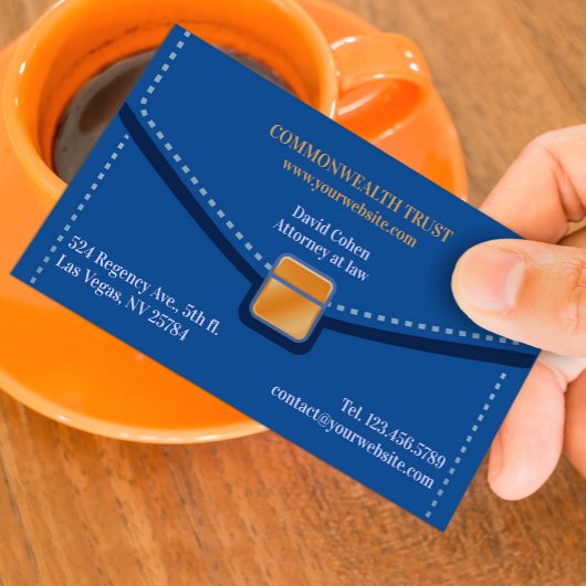 Carte de visite de dossier en droit