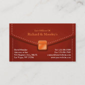 Carte de visite de dossier en droit (Devant)