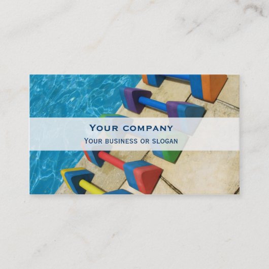 Carte de visite de double-visage de "Aquacise" (Devant)