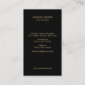 Carte de visite de Doula de sage-femme (Dos)