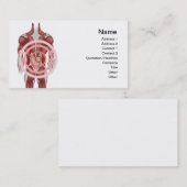 Carte de visite de douleurs de dos (Devant / Derrière)