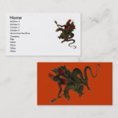 Carte de visite de dragon (Devant / Derrière)