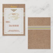 Carte de visite de dragon céleste (Devant / Derrière)